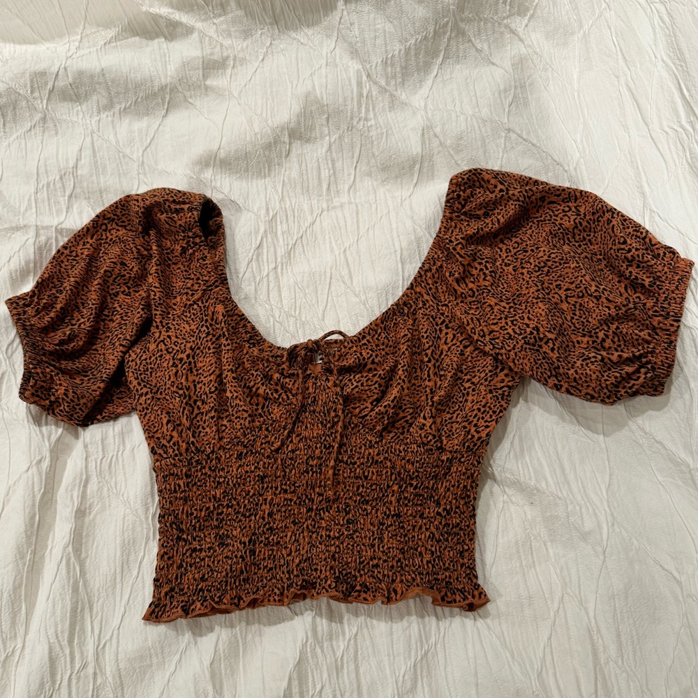 Billabong Cheetah Print top